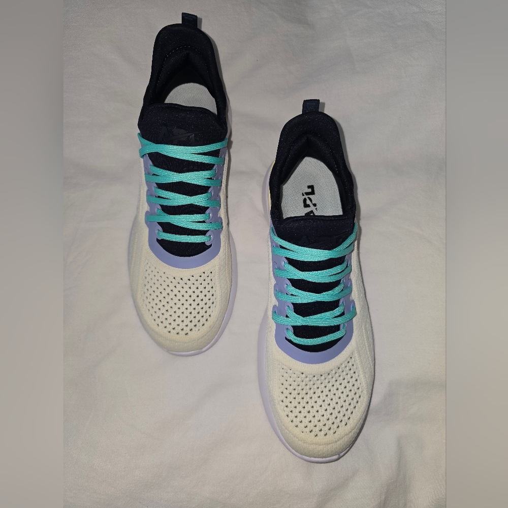 APL Navy and White Sneakers with Teal Accents